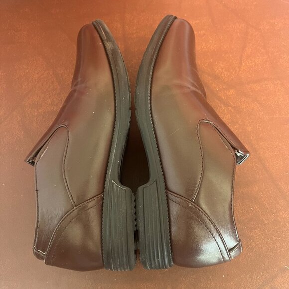 Perry Ellis Samuel GP Brown Slip On Loafer Dress Shoes - Picture 7 of 13